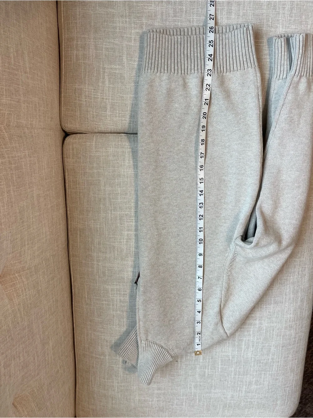 J. Crew Men's Half-Zip Sweater in Light Cream